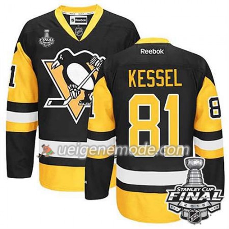 Reebok Eishockey Pittsburgh Penguins Trikot Phil Kessel #81 Ausweich 2016 Stanley Cup