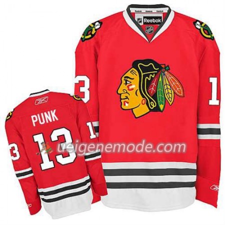 Kinder Eishockey Chicago Blackhawks Trikot CM Punk #13 Premier Heim Rot
