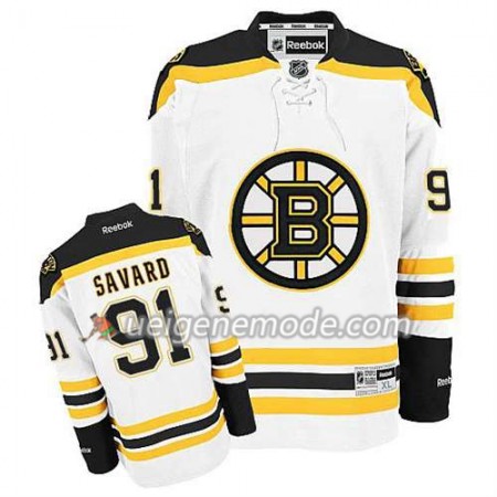 Reebok Herren Eishockey Boston Bruins Trikot Marc Savard #91 Auswärts Weiß