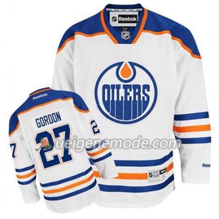 Reebok Herren Eishockey Edmonton Oilers Trikot Boyd Gordon #27 Auswärts Weiß