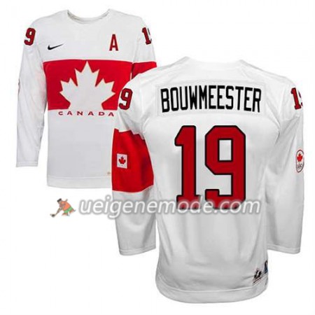 Kinder Eishockey Olympic-Canada Team Trikot Jay Bouwmeester #19 Heim Weiß