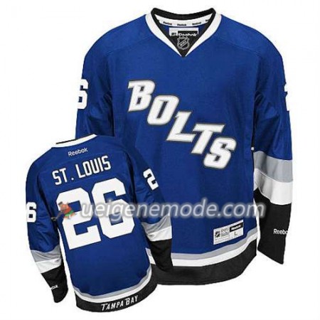 Reebok Herren Eishockey Tampa Bay Lightning Trikot Martin St. Louis #26 Ausweich Blau