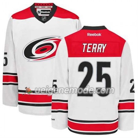 Reebok Herren Eishockey Carolina Hurricanes Trikot Chris Terry #25 Auswärts Weiß