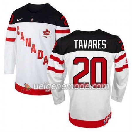 Kinder Eishockey Olympic-Canada Team Trikot John Tavares #20 100th Anniversary Weiß
