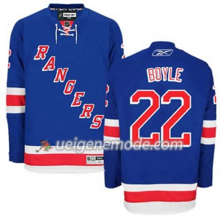 Reebok Herren Eishockey New York Rangers Trikot Dan Boyle #22 Heim Blau
