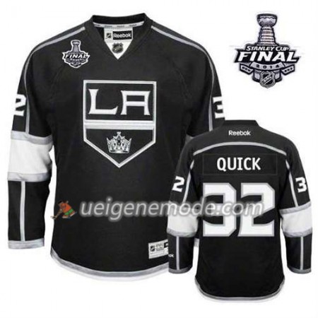 Reebok Herren Eishockey Los Angeles Kings Trikot Jeff Carter #32 Heim Schwarz 2014 Stanley Cup