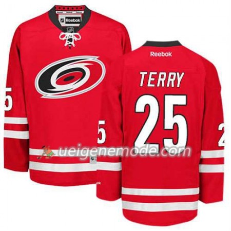 Reebok Herren Eishockey Carolina Hurricanes Trikot Chris Terry #25 Heim Rot