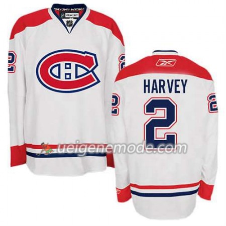 Reebok Herren Eishockey Montreal Canadiens Trikot Doug Harvey #2 Auswärts Weiß