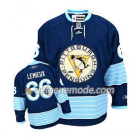 Reebok Herren Eishockey Pittsburgh Penguins Trikot Mario Lemieux 66 Blau Ausweich