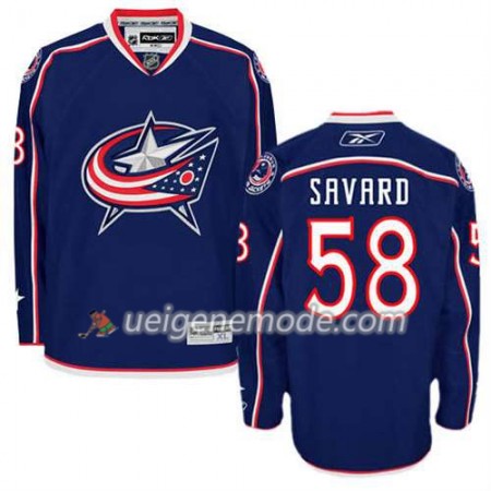 Reebok Herren Eishockey Columbus Blue Jackets Trikot David Savard #58 Heim Weiß