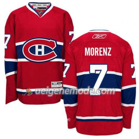 Reebok Herren Eishockey Montreal Canadiens Trikot Howie Morenz #7 Heim Rot