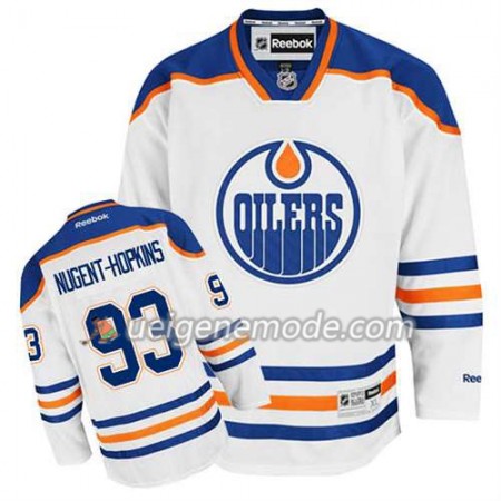 Reebok Herren Eishockey Edmonton Oilers Trikot Ryan Nugent-Hopkins #93 Auswärts Weiß