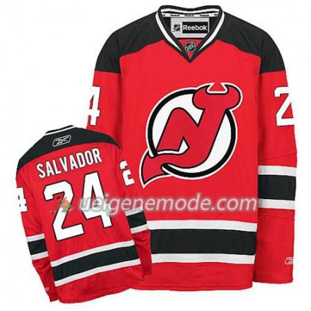 Reebok Herren Eishockey New Jersey Devils Trikot Bryce Salvador #24 Heim Rot