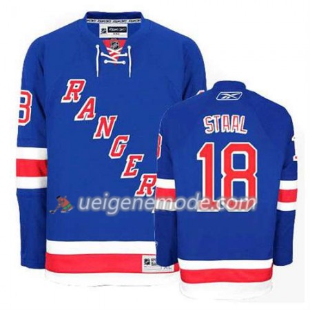 Reebok Herren Eishockey New York Rangers Trikot Marc Staal #18 Heim Blau
