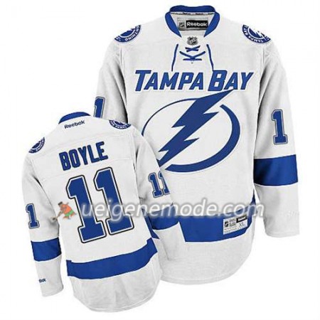 Reebok Herren Eishockey Tampa Bay Lightning Trikot Brian Boyle #11 Auswärts Weiß