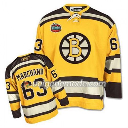 Reebok Herren Eishockey Boston Bruins Trikot Brad Marchand #63 Winter Classic Gold