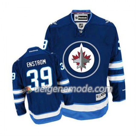 Reebok Herren Eishockey Winnipeg Jets Trikot Tobias Enstrom #39 Heim Blau