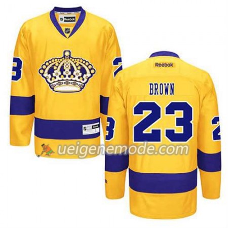 Reebok Herren Eishockey Los Angeles Kings Trikot Dustin Brown #23 Ausweich Gold