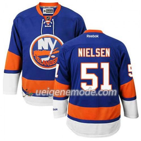 Reebok Herren Eishockey New York Islanders Trikot Frans Nielsen #51 Heim Blau