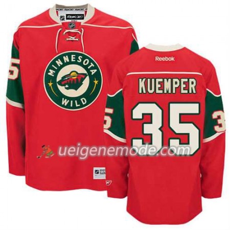 Reebok Herren Eishockey Minnesota Wild Trikot Darcy Kuemper #35 Heim Rot