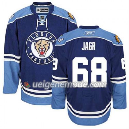 Reebok Herren Eishockey Florida Panthers Trikot Jaromir Jagr #68 Ausweich Blau