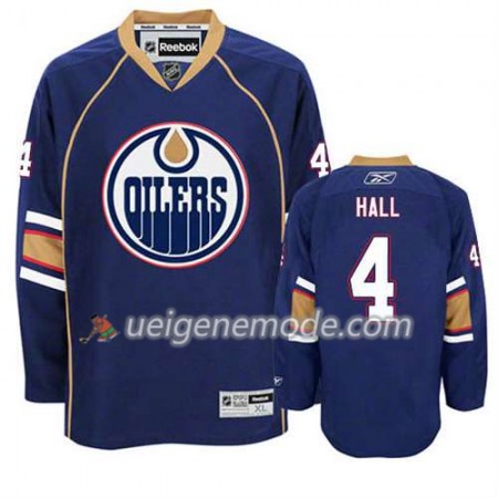 Reebok Herren Eishockey Edmonton Oilers Trikot Taylor Hall #4 Ausweich Blau