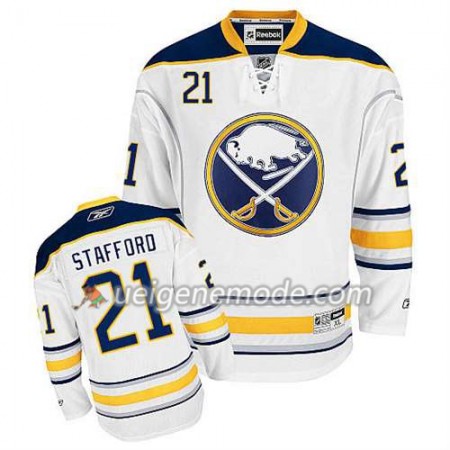 Reebok Herren Eishockey Buffalo Sabres Trikot Drew Stafford #21 Auswärts Weiß