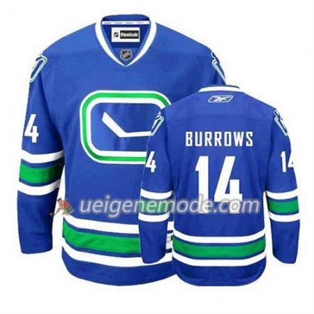 Reebok Herren Eishockey Vancouver Canucks Trikot Alex Burrows #14 Ausweich Blau