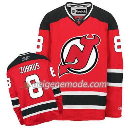Reebok Herren Eishockey New Jersey Devils Trikot Dainius Zubrus #8 Heim Rot