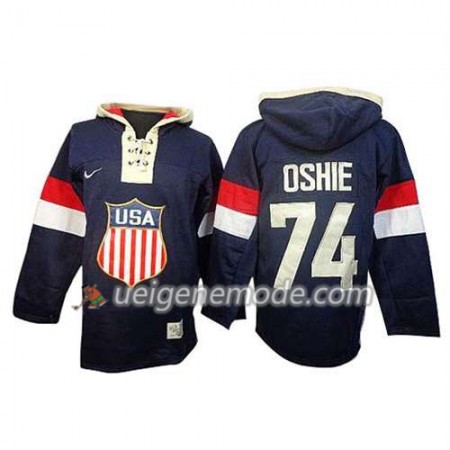 Reebok Herren Eishockey Premier Olympic-USA Team Trikot T. J. Oshie #74