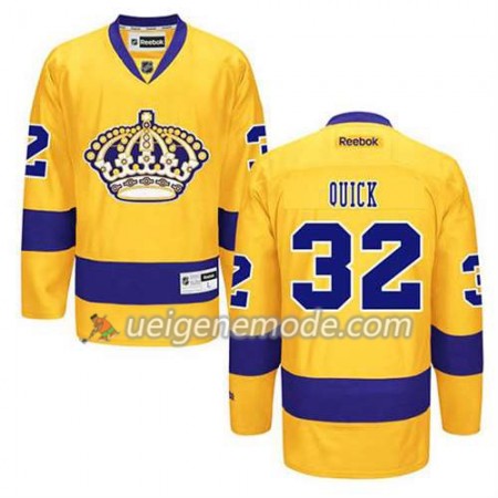 Reebok Dame Eishockey Los Angeles Kings Trikot Jonathan Quick #32 Premier Ausweich Gold
