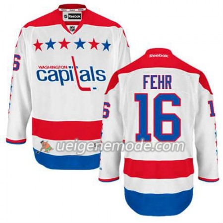 Reebok Herren Eishockey Washington Capitals Trikot Eric Fehr #16 Ausweich Weiß