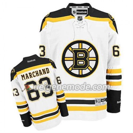 Reebok Herren Eishockey Boston Bruins Trikot Brad Marchand #63 Auswärts Weiß