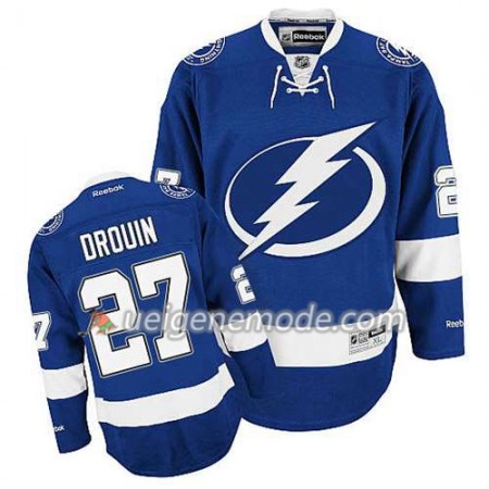 Reebok Herren Eishockey Tampa Bay Lightning Trikot Jonathan Drouin #27 Heim Blau