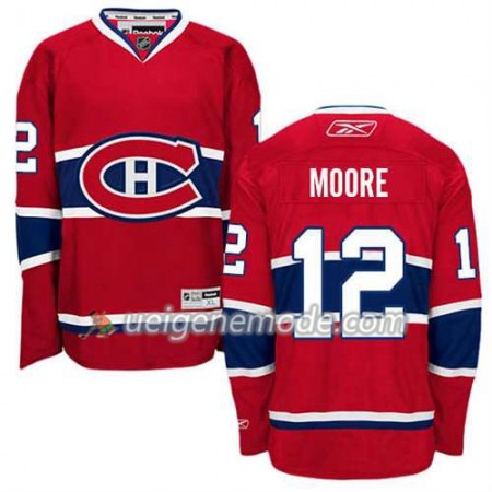 Reebok Herren Eishockey Montreal Canadiens Trikot Dickie Moore #12 Heim Rot