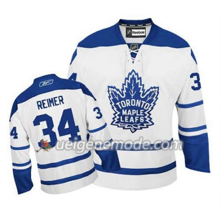 Reebok Herren Eishockey Toronto Maple Leafs Trikot James Reimer #34 Ausweich Weiß