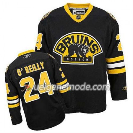 Reebok Herren Eishockey Boston Bruins Trikot Terry OReilly #24 Ausweich Schwarz