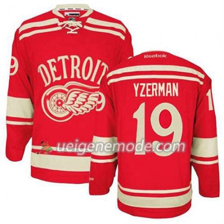 Reebok Herren Eishockey Detroit Red Wings Trikot Steve Yzerman #19 2014 Winter Classic Rot