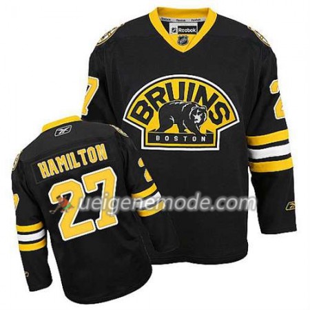 Reebok Herren Eishockey Boston Bruins Trikot Dougie Hamilton #27 Ausweich Schwarz