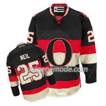 Reebok Herren Eishockey Ottawa Senators Trikot Chris Neil #25 Nue Ausweich Schwarz