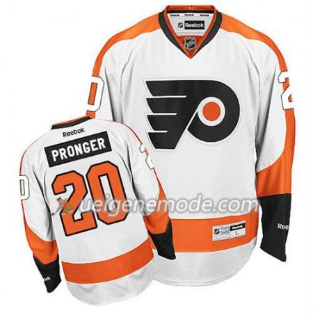 Reebok Herren Eishockey Philadelphia Flyers Trikot Chris Pronger #20 Auswärts Weiß