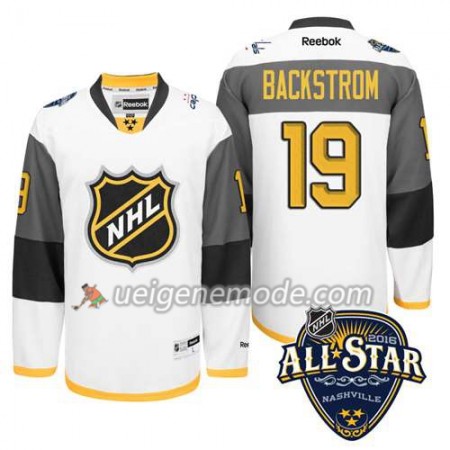 2016 All Star Eishockey Premier-Washington Capitals Trikot Nicklas Backstrom #19 Schwarz