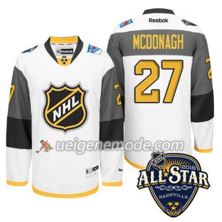 2016 All Star Eishockey Premier-New York Rangers Trikot Ryan McDonagh #27 Schwarz