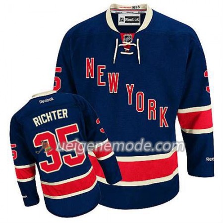 Reebok Herren Eishockey New York Rangers Trikot Mike Richter #35 Ausweich Blau