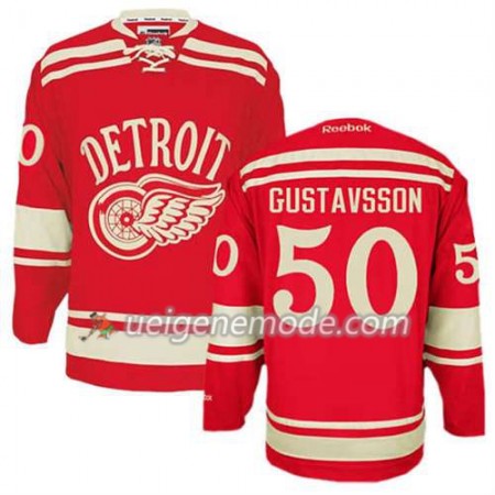 Reebok Herren Eishockey Detroit Red Wings Trikot Jonas Gustavsson #50 2014 Winter Classic Rot