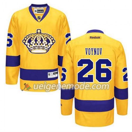 Reebok Herren Eishockey Los Angeles Kings Trikot Slava Voynov #26 Ausweich Gold
