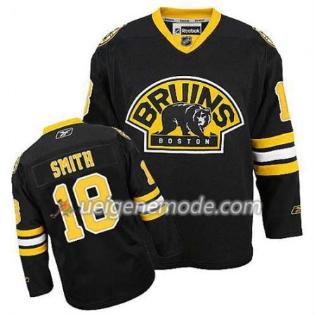 Reebok Herren Eishockey Boston Bruins Trikot Reilly Smith #18 Ausweich Schwarz