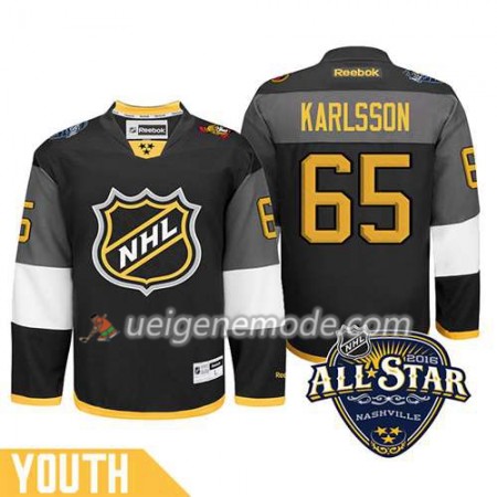 Kinder 2016 All Star Eishockey Premier-Ottawa Senators Trikot Erik Karlsson #65 Schwarz