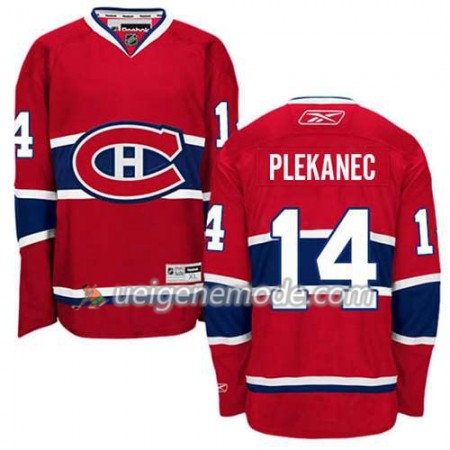 Reebok Herren Eishockey Montreal Canadiens Trikot Tomas Plekanec #14 Heim Rot