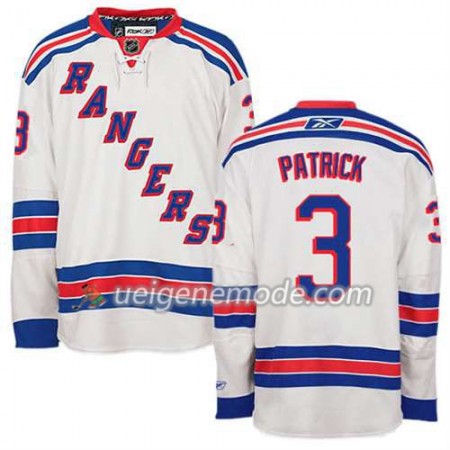Reebok Herren Eishockey New York Rangers Trikot James Patrick #3 Auswärts Weiß